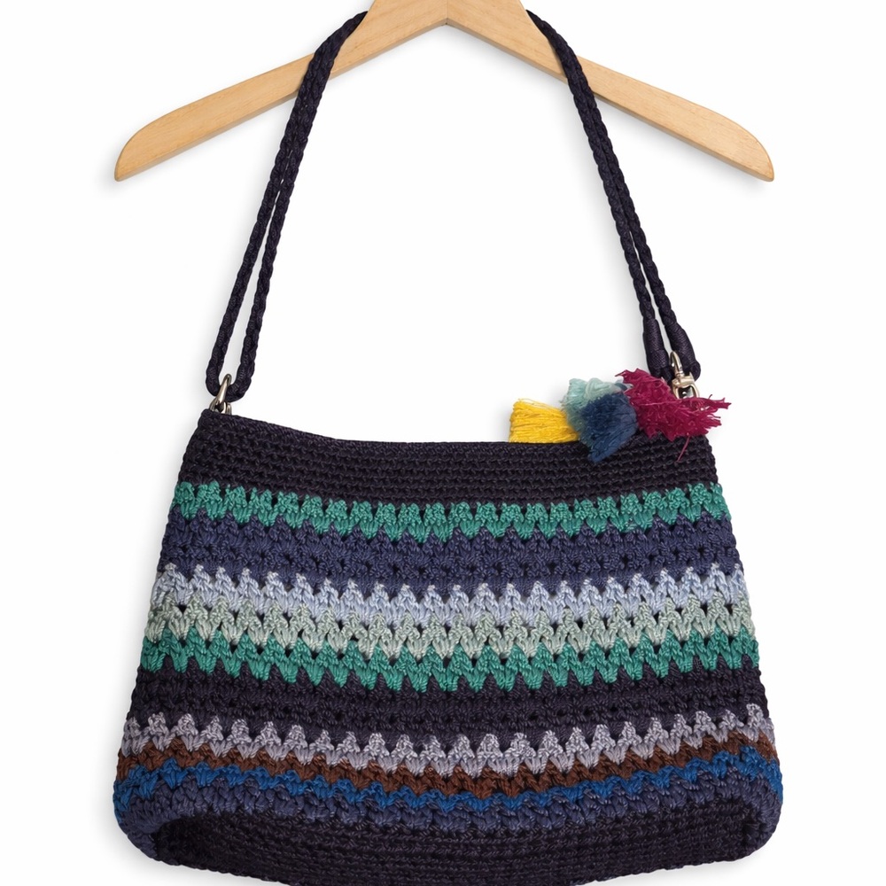 2-Sak Crochet Shoulder Bags